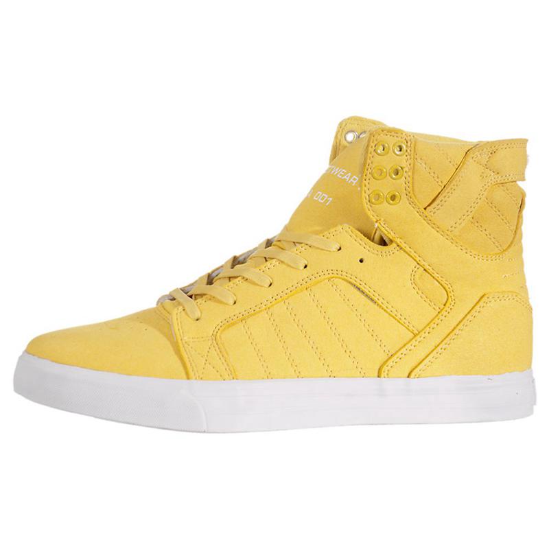 Zapatillas Altas Supra Argentina Mujer - SKYTOP Amarillo (GDWVS-6438)